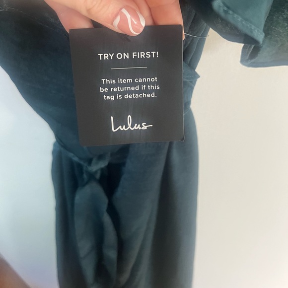 Lulus large wrap maxi dress brand new tags still on - Picture 2 of 3